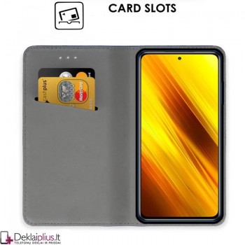 Telone dirbtinos odos dėklas - juodas (Xiaomi Poco X3 Nfc/X3 Pro)